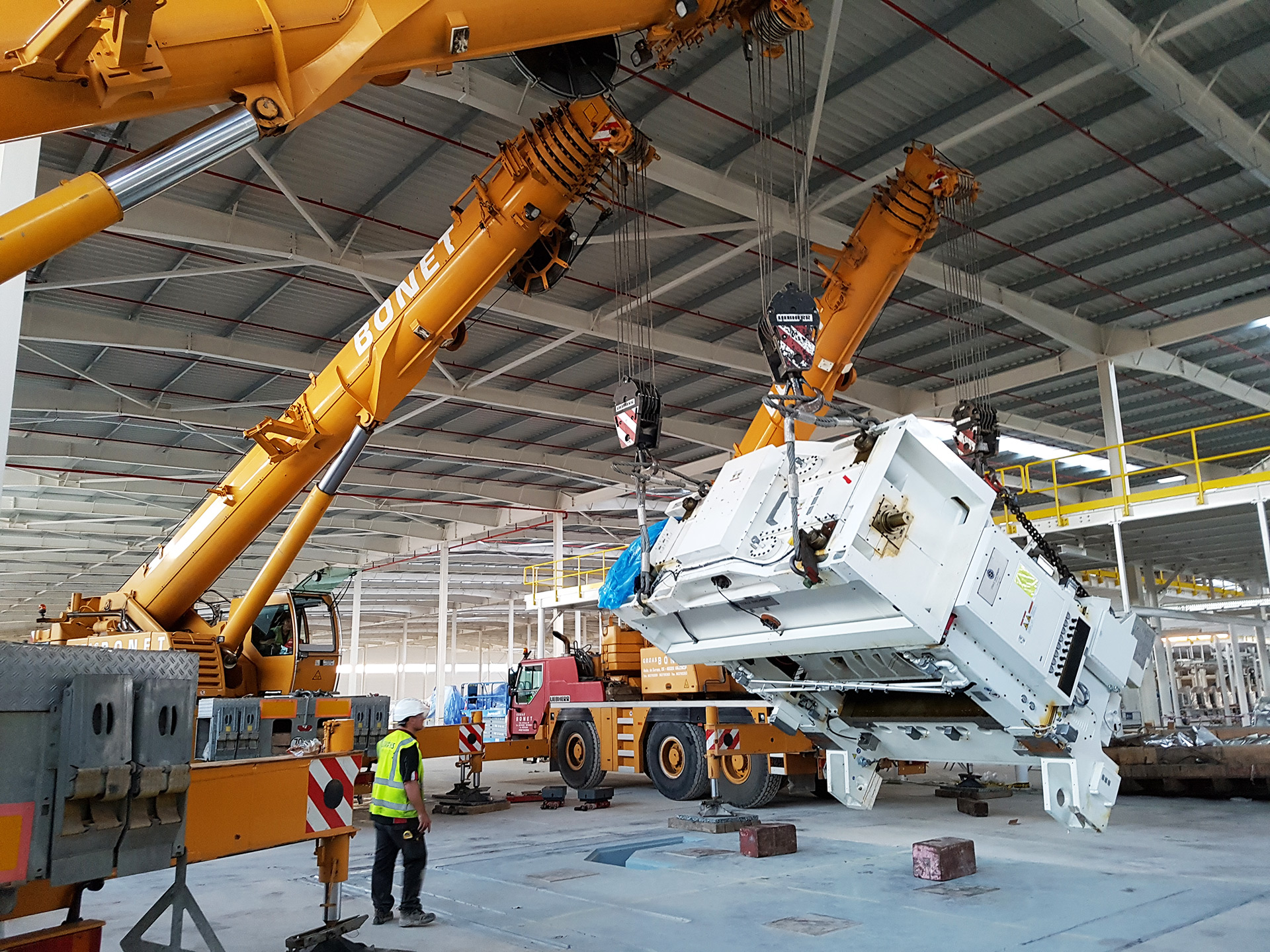 Production Line Machinery Installation, Commissioning & Relocation Services